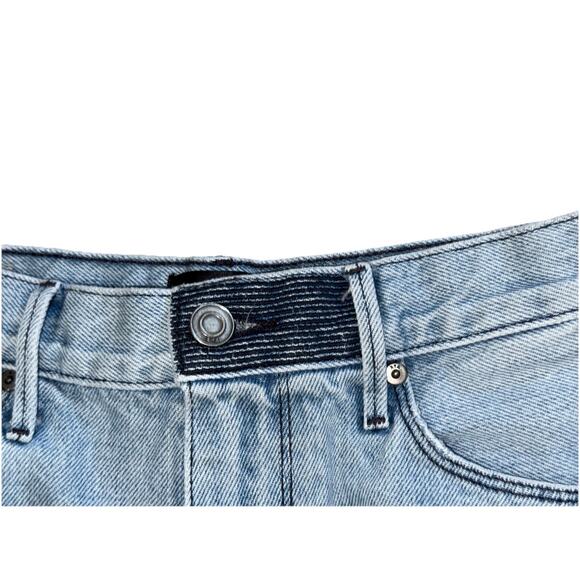 RTA Ace Cut Offs Sz 25 Denim Shorts Jean Distressed Light Wash High Rise Cotton - Picture 9 of 10